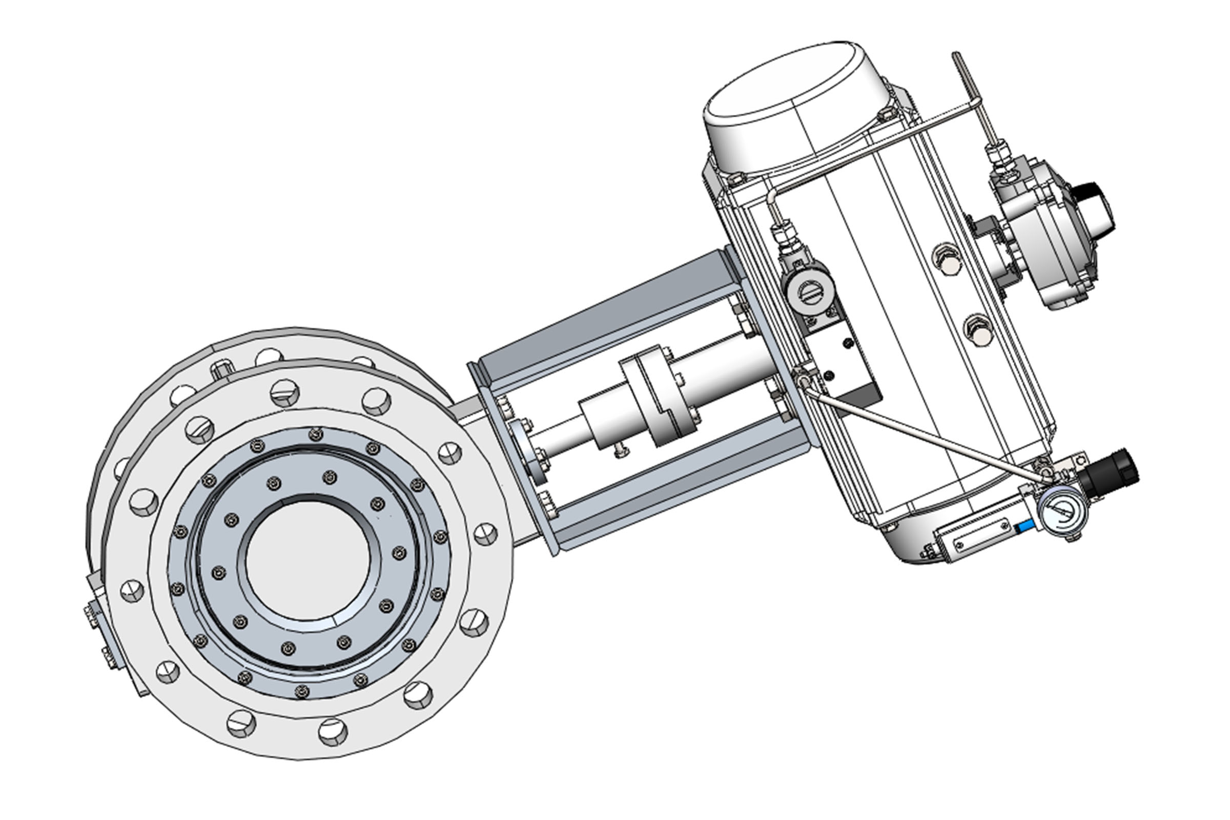 三偏心硬密封蝶閥(法蘭式)